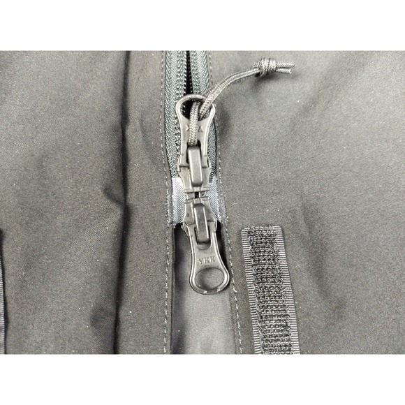 North Face DryVent Trench Rain Jacket Women XXL Black Hooded Elasticized Back - Picture 11 of 16